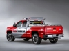 The SEMA concept Volunteer Firefighters Chevrolet Silverado Double Cab, equipped with the Z71 Off Road suspension, was developed with the National Volunteer Fire Council to honor the service of grassroots first responders and share a vision of how the all-new, more capable 2014 Silverado can be pressed into duty.